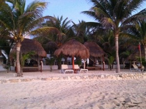 Hidden Beach Resort Palapas