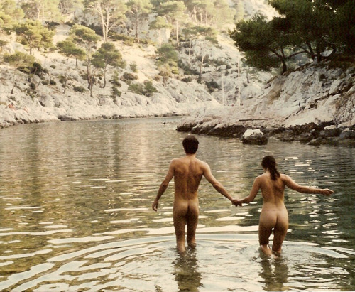 couple in water