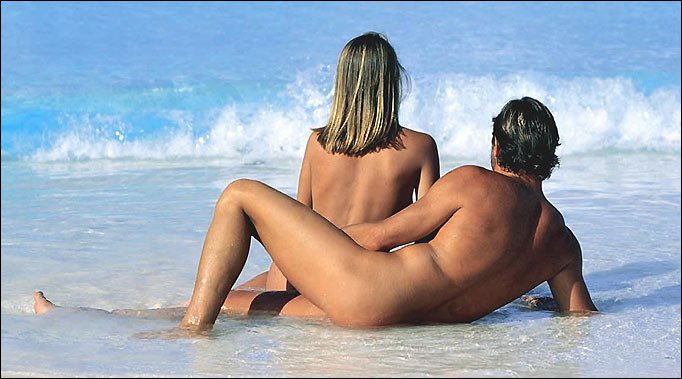 Nude-Beach Couple